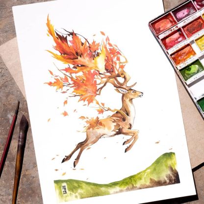 Gansai Tambi - Watercolour Pan - #10 White - Image 2