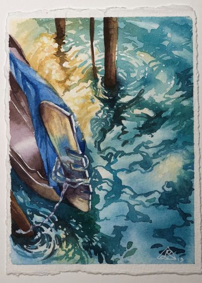 "LEARN TO PAINT EVERYTHING RELATED TO WATER AND WATER-SCAPES WITH WATERCOLOURS " Thursday Mornings x 8 Weeks from JUNE 12TH with Larissa Fraser