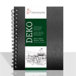 Hahnemuhle - DEKO Sketch Book Spiral Bound 140 gsm - A5