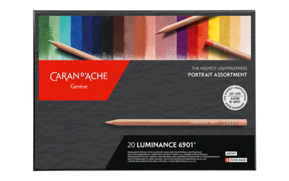 Caran D'Ache Set 20 Luminance 6901 Portrait Assortment