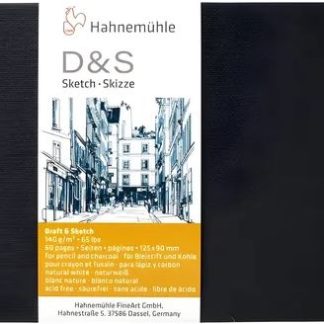 Hahnemuhle D & S sketchbook - 140gsm - A6 - Black