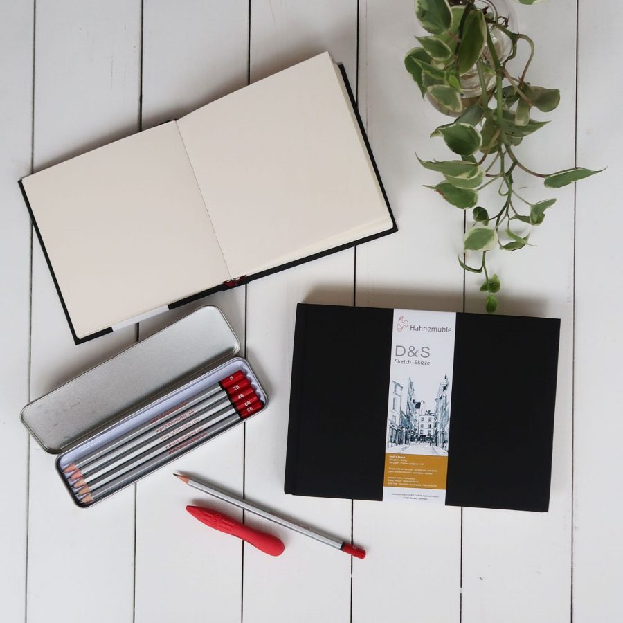 Hahnemuhle D & S sketchbook - 140gsm - A6 - Black - Image 3