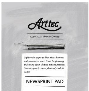 Arttec News Print Pad A3 49gsm 50 Sheets