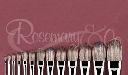 ROSEMARY HANDMADE BRUSH Series 278 Long FILBERT BADGER HAIR Size 8