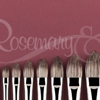 ROSEMARY HANDMADE BRUSH Series 276 Filbert Size 2 BADGER HAIR
