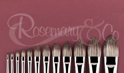 ROSEMARY HANDMADE BRUSH Series 276 Filbert Size 2 BADGER HAIR