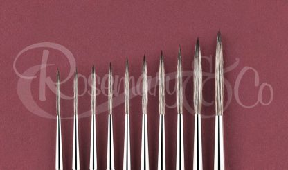 ROSEMARY HANDMADE BRUSH Series 273 RIGGER BADGER HAIR Size 2