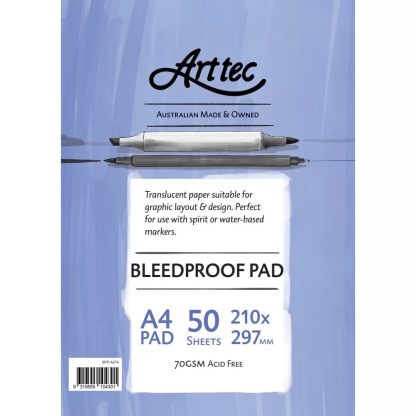 Arttec Bleedproof Pad - A4 240gsm 12 Sheets