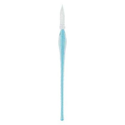J. Herbin Twisted Glass Pen - 19cm - Light Blue