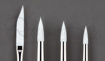 ROSEMARY HANDMADE BRUSH SNOWDROP 4 PIECE BRUSH SET