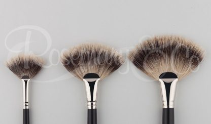 ROSEMARY HANDMADE BRUSH Series 37 FAN BADGER HAIR SMALL
