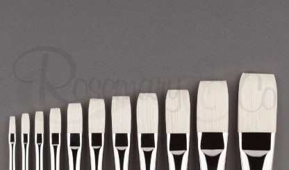 ROSEMARY HANDMADE BRUSH Series 2025 LONG FLAT CHUNGKING HOG BRISTLE Size 14
