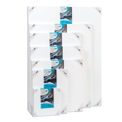 CreateArt Linen Canvas - 12x12" Gesso Primed