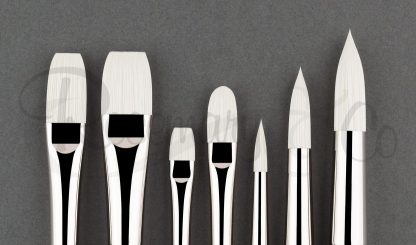 ROSEMARY HANDMADE BRUSH SET 125 Oils and Acrylic Painting Set - Ivory