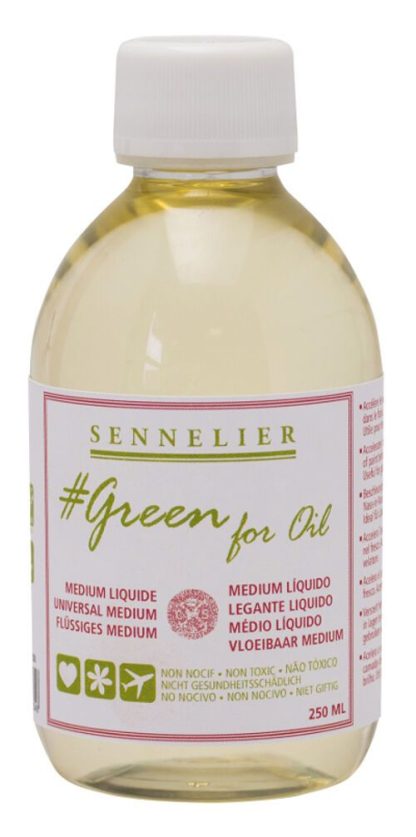 SENNELIER "GREEN FOR OIL" Liquid Medium 100ml