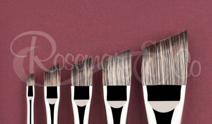 ROSEMARY HANDMADE BRUSH Series 275 ANGULAR BADGER HAIR Size 1/4"