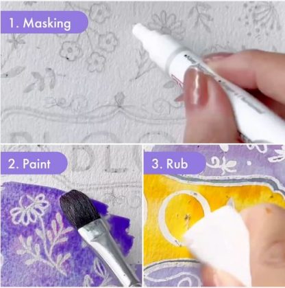 ZIG Masking Writer - Masking Fluid Pen 2.0mm - Image 2