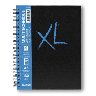 CANSON MIXED-MEDIA Spiral Bound Journal A5 160GSM 60 sheets Pages