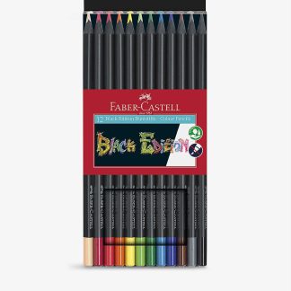 Faber-Castell Set of 12 Black Edition Colour Pencils
