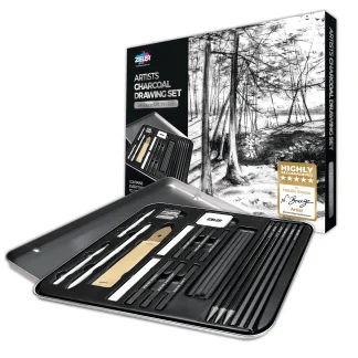 Zieler Artists Charcoal Drawing Set