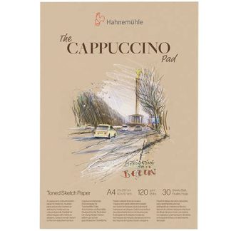 Hahnemuhle THE CAPPUCCINO PAD A4 Toned Sketch Pad 120gsm/30 Sheets
