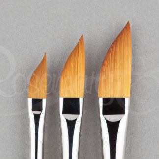 ROSEMARY HANDMADE BRUSH Golden Synthetic Dagger Size 1/2"