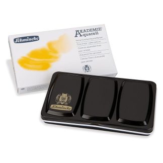 SCHMINCKE AKADEMIE WATERCOLOUR SET 12 X HALF PANS + METAL TIN