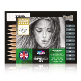 Zieler Artists Pencil Sketching 12 piece Set