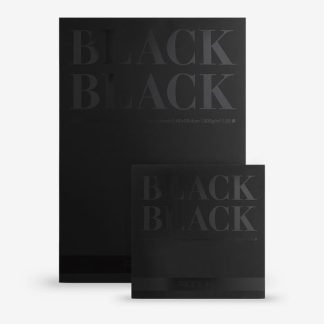 FABRIANO Black Drawing Paper 300gsm Pad 20 Sheets - 21 x 29.7cm