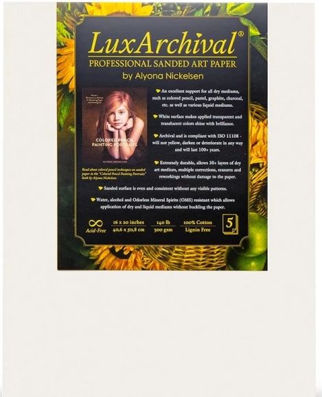 LUX ARCHIVAL Professional Sanded Art Paper 11x14" (27.9x35.5cm)